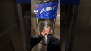 Guy mixes his own McFlurry 😂🍦 🎥 Collab [upl. by Mixie]