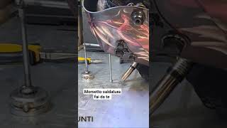 morsetto saldatura fai da te low cost welding clamp welding lowcost howto faidate metal diy [upl. by Halima]