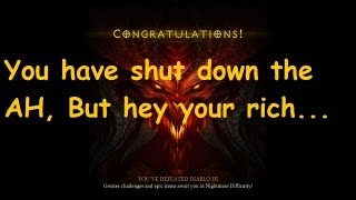 Diablo 3 ♠ How to dupe billions of gold Auction house exploit in 108 AH shut down [upl. by Zebulon]