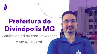 Prefeitura de Divinópolis MG Análise de Edital com 1514 vagas [upl. by Alamaj]