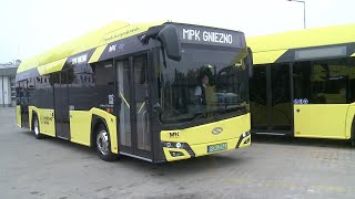 Gniezno ma już pięć nowych autobusów elektrycznych [upl. by Adnilg]