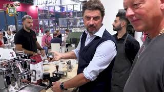 Espresso TV visits HostMilano 2023  Bezzera Sole HX amp Bezzera Moda [upl. by Fred]