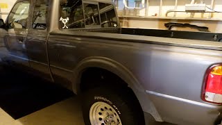 Herculiner Bed Protector on My Dads 1999 Ford Ranger Worth it [upl. by Anair]