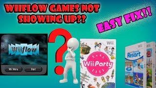 Wiiflow Games Not loading Issue SOLVED wiiflow games dont show up [upl. by Ias]