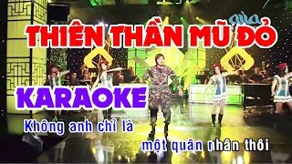 Karaoke Thiên Thần Mũ Đỏ  Karaoke Nhạc Lính Sôi Động Hay Nhất [upl. by Ueik]