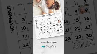 Personalised Wall Calendars from Snapfish [upl. by Anir]