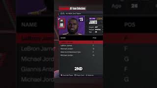 5 Lebron’s VS 5 Jordan’s sports nba basketball 2k24 2k michaeljordan lebron lbj [upl. by Franz]