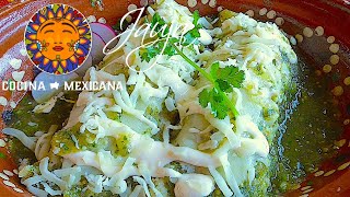 Enchiladas Verdes de Pollo [upl. by Zarihs662]