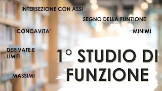 STUDIO DI FUNZIONE razionale intera segno della funzione dominio massimi e minimi concavità [upl. by Ecirp888]