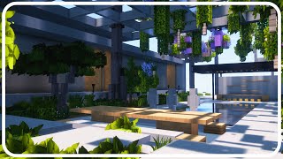 Minecraft  Modern Beach House Showcase [upl. by Nohsid]