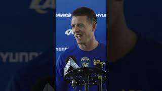 Mike LaFleur on Sean McVays leadership amp Rams rams nfl shorts [upl. by Imoan341]