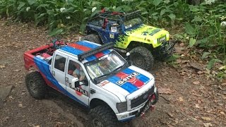 RC AXIAL SCX10 amp VATERRA ASCENDER TRIALTRAINING HD [upl. by Eihpos36]