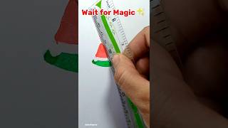 Unbelievable magic ✨🎨🍉 magic art colors [upl. by Fiel]