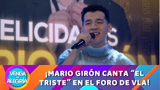 ¡Mario Girón canta El Triste en VLA  Programa 7 de octubre 2024 PARTE 2  Venga La Alegría [upl. by Gershom]