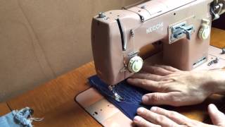 Incredibly Mint Condition Necchi BU Nora Sewing Machine in Pink Just restored [upl. by Eilsek]