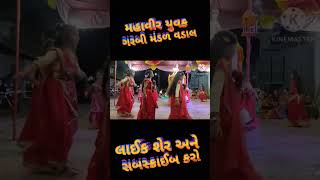 Ras mahavir yuvak garbi mandal vadal garba vadal viralvideo music song gujarat [upl. by Ahsennek]