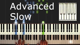 Yiruma  River Flows In You  SLOW  Piano Tutorial Easy  How to Play synthesia [upl. by Lynch136]