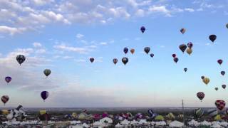 Albuquerque Balloon Fiesta 2012 Time Lapse [upl. by Mandel]