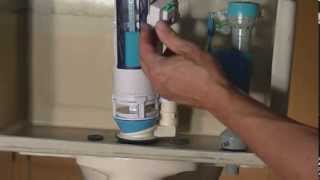 How To Install a Flapperless Dual Flush System By Everything Home TV [upl. by Ateekal]