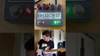 Hudson Dual Broadcast 1 Minute Demo shorts guitar guitarpedals [upl. by Dnalyaw]