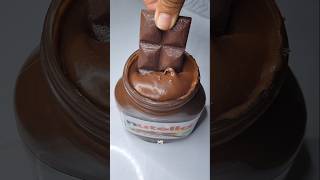 Nutella Jar Dipping  Satisfying [upl. by Padraig719]