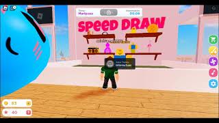 Jugando speed draw en roblox [upl. by Goodman]