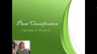 Vascular amp Nonvascular Plants [upl. by Jet]