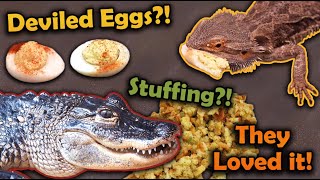 We made our Reptiles Deviled Eggs for Thanksgiving [upl. by Violeta]