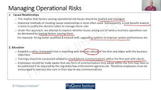 Techniques for Operational Risk Management [upl. by Landis]