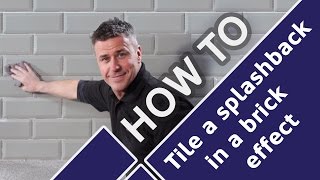 How to Install Kitchen Wall Splashback Metro Tiles  Full Tutorial feat Craig Phillips  Tile Tips [upl. by Alyakem]