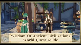 Genshin ImpactWorld Quest  Wisdom of Ancient Civilization  PART7 [upl. by Michell767]