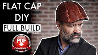 Flat Cap DIY Tutorial and Pattern Download [upl. by Eiramesor]