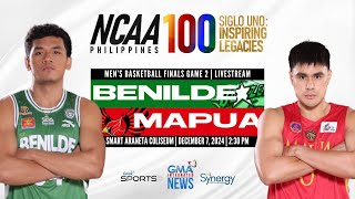 Mapúa vs Benilde Men’s Basketball Finals  NCAA Season 100  Replay [upl. by Adnulahs]