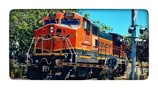 BNSF’ fright Train •Switching tracks Point Richmond CA ‘ Subdivision ‘ line ‘ Off tracks h East W [upl. by Ennahoj]