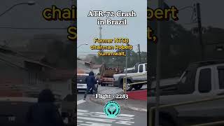 Brazil Plane Crash  ATR 72  Flight 2283  update  62 people dead 2024 [upl. by Smart]