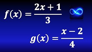 Composición de funciones Método fácil Ejemplo 3 [upl. by Anirehs26]