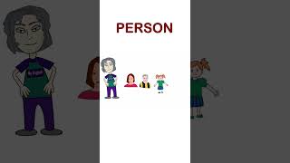 shorts English Nouns Grammar  Irregular Plural Nouns  Person People english grammar 英語 [upl. by Anaytat]