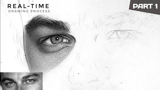 REAL TIME Hyper Realistic Drawing Process  By Harsh Guru Arts [upl. by Uaerraj761]