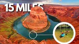 Kayak Camping Horseshoe Bend  2 Days Living in the Canyon [upl. by Onileba]