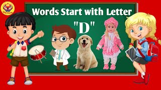 words that start with dwords begin with letter dD letter words for kidsTiny Hearts [upl. by Janik638]