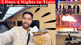 3 Nights 4 Days in Train  Train Journey across Rajasthan amp Thar Desert [upl. by Nahtanaoj287]