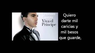 Cristian Castro  Tu Vida Con La Mia Letra Lyrics [upl. by Artenal]