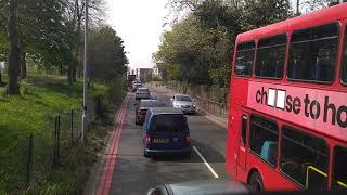 Bus X26  West Croydon Bus Station to Croydon RoadWallington Green  20190418 [upl. by Irehj]