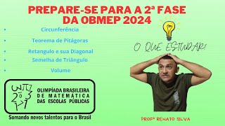 REVISÃO PARA A 2ª FASE DA OBMEP 2024 GEOMETRIA [upl. by Eimaraj]