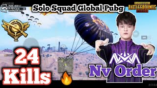 Nova Order Intense Solo Squad 24Kills Miramar • NV令der Training for PMGC [upl. by Yenruoj]