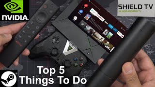 2019 NVIDIA SHIELD TV  TV Pro Top 5 Things To Do When You Get It Tips And Tricks Android TV [upl. by Hetti711]