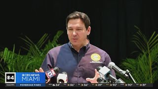 Gov Ron Desantis deploys forces to South Florida [upl. by Annadal]