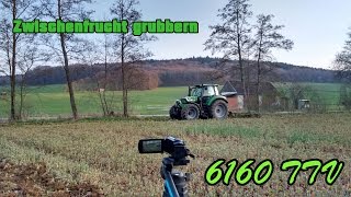 Zwischenfrucht grubbern 2016 DeutzFahrEberhardt [upl. by Noirda]