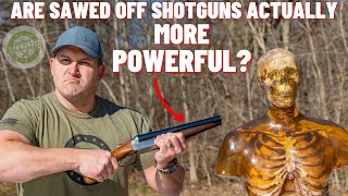 Are Sawed Off Shotguns ACTUALLY More POWERFUL Movie Myth Or Legit [upl. by Jean-Claude]