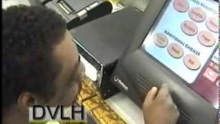 Beetlejuice ordering food with a video menu at Wawa [upl. by Anivram]